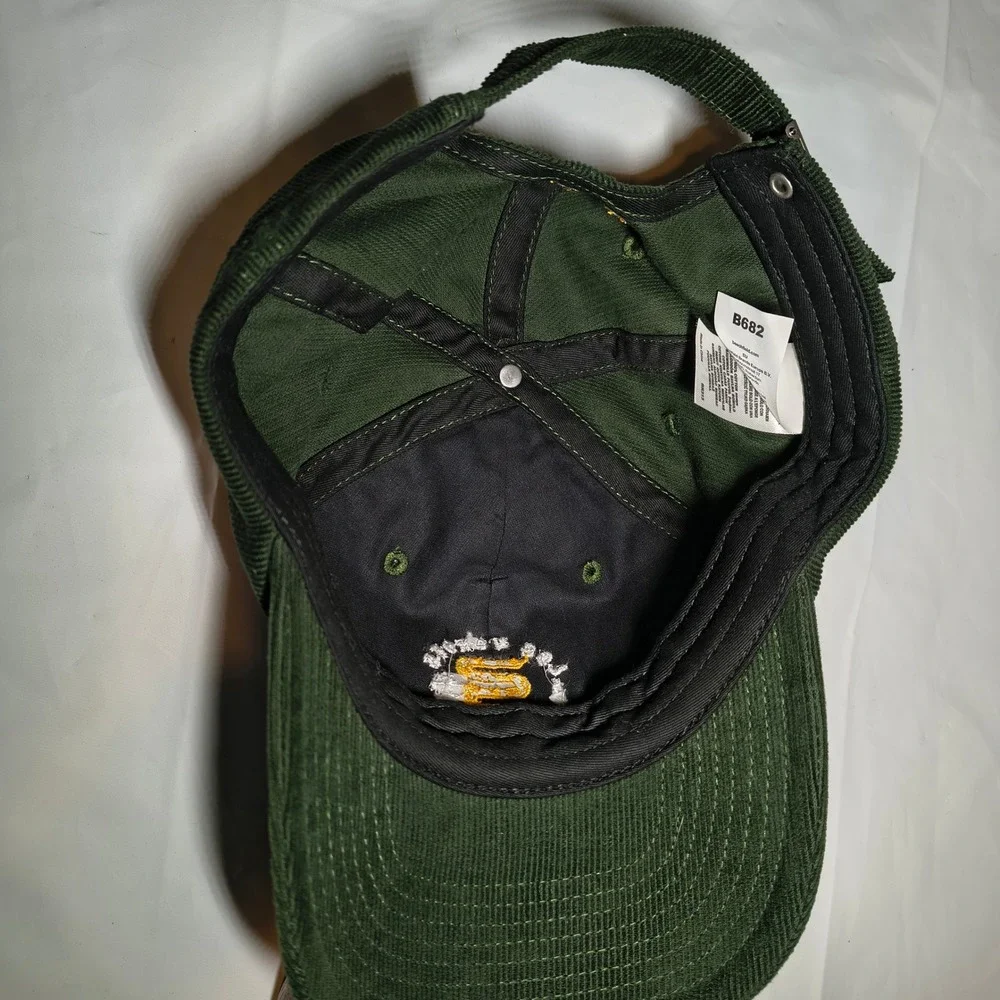 Los Verdes Austin FC fan club ATX Forever Green Corduroy Strapback Hat B682